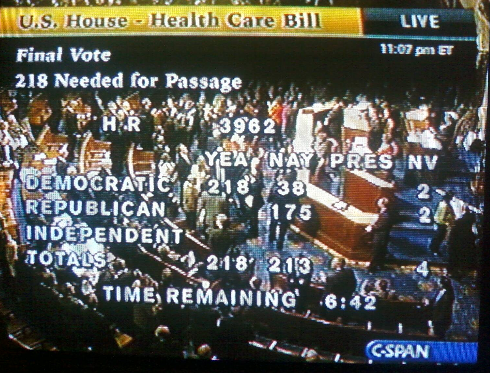 Healthcare Passes US House
